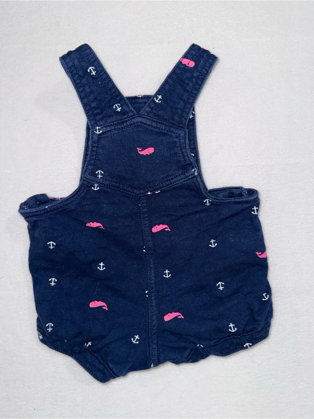 Carter’s Anchor-Print Overalls - Daddy’s Girl - Size 3 mth GUC